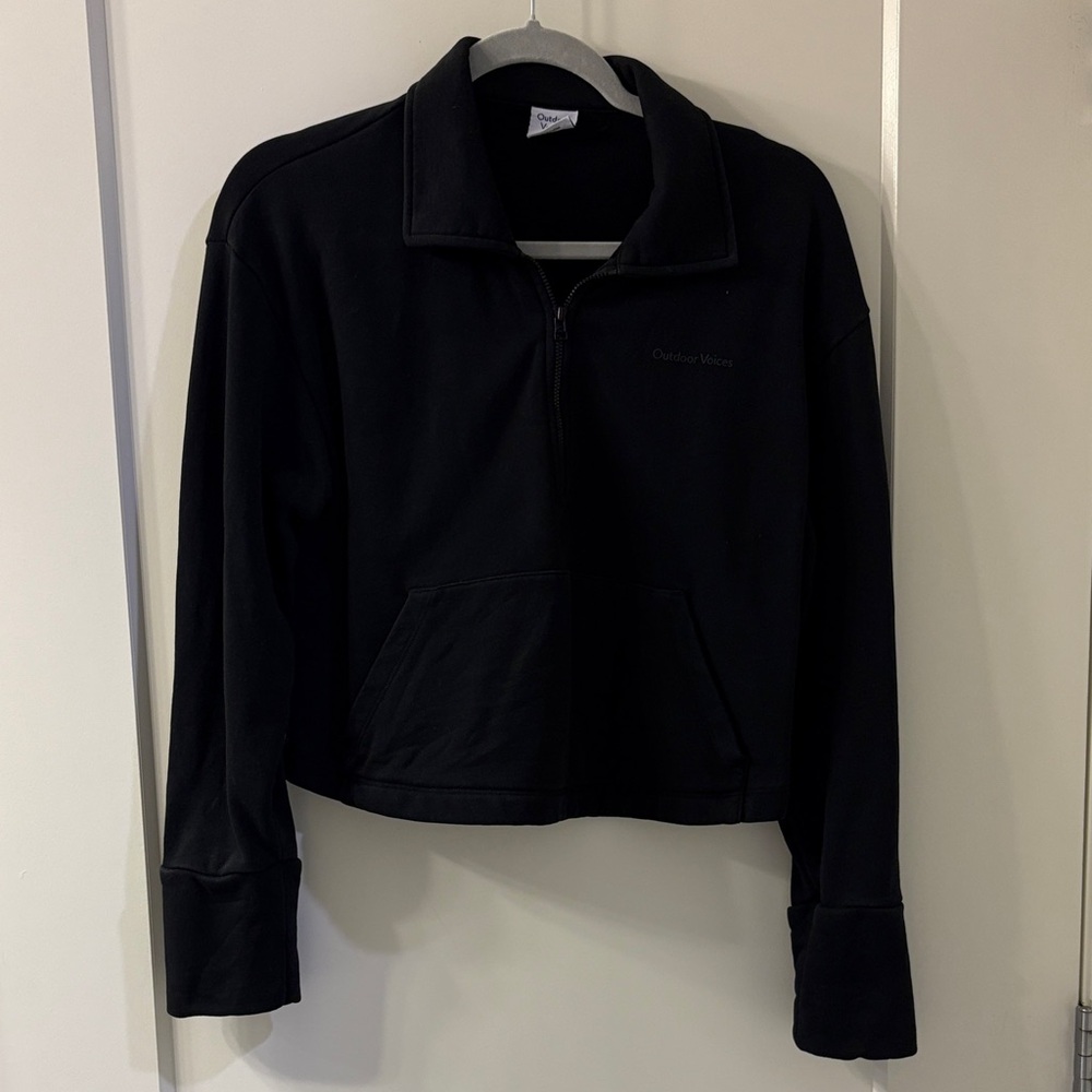Outdoor Voices Black Women's Pullover Jacket